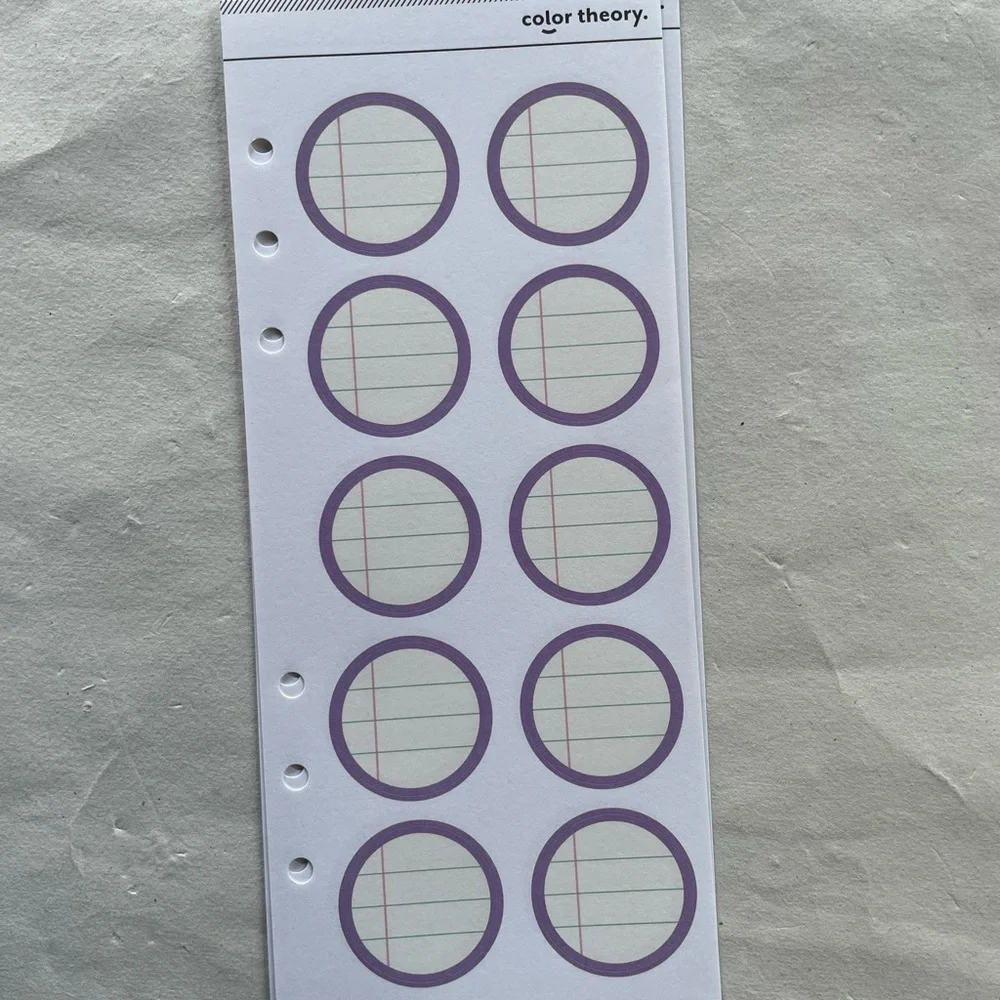 Circle Planner Stickers - Multicolor